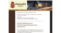 Desktop Screenshot of glemmerhof.at